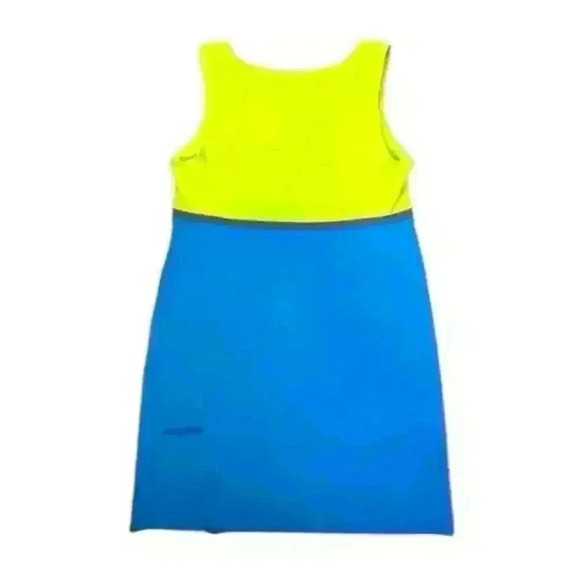 Tracy McGrady T-MAC Body Con Mini Dress Neon Blue & Green M - Picture 6 of 8